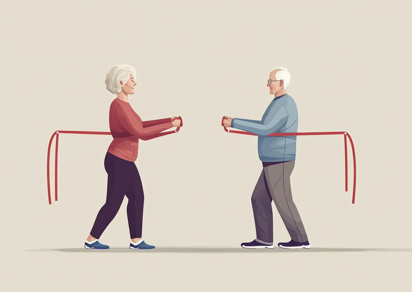 М'який фітнес для літніх людей